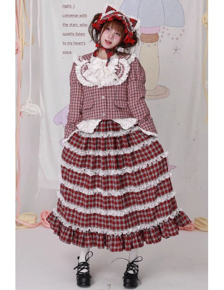 Chaqueta Vintage Showa Tartan Tweed ~ SOS MEME CLUB