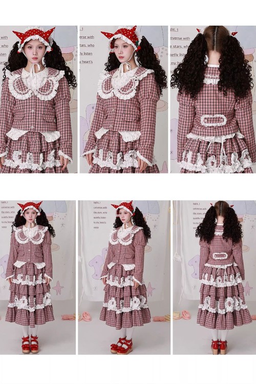 Chaqueta Vintage Showa Tartan Tweed ~ SOS MEME CLUB