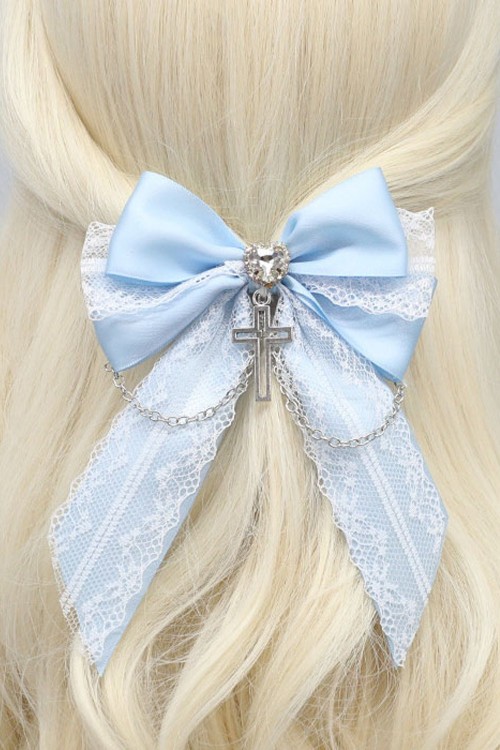 Lazo Para la Cabeza Jirai Silver Cross en Azul