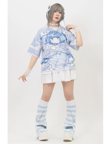 Oversized Worldwide Angel T-shirt - ACDC Rag