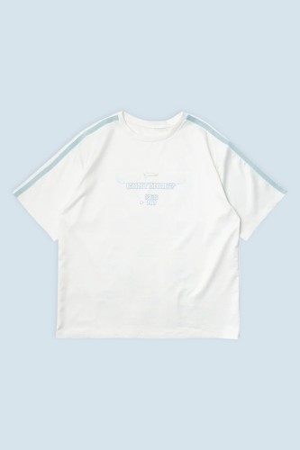 Camiseta Oversized Game Over en Blanco - ACDC Rag