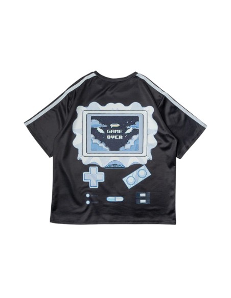 Oversized Game Over T-shirt in Black - ACDC Rag