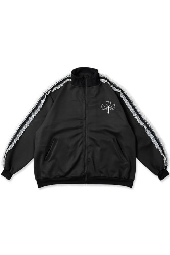 Chaqueta con Cremallera Magic Heart en Negro - ACDC Rag 2
