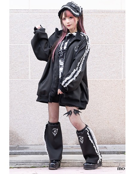 Chaqueta con Cremallera Magic Heart en Negro - ACDC Rag