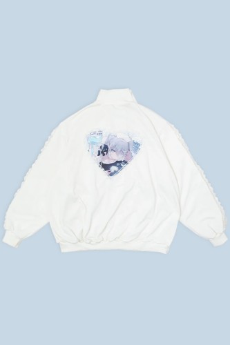 Chaqueta con Cremallera Healing Heart en Blanco - ACDC Rag 2