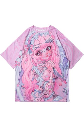 Heaven Pink Oversize T-Shirt - ACDC Rag x Kuua Oyasumi 2