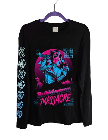 Bubblegum Massacre Long Sleeve T-Shirt - Pinku Kult