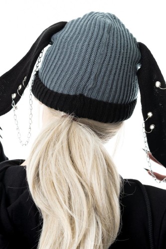 Bunny Hat Black x Grey - Cupcake Cult 2