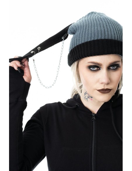 Gorro Bunny Negro x Gris - Cupcake Cult