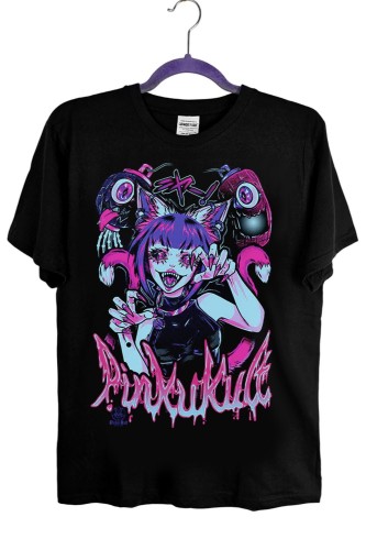 Camiseta Nekomata - Pinku Kult