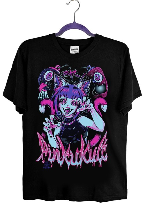 Camiseta Nekomata - Pinku Kult