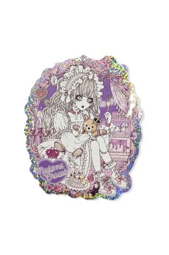 Sticker Glitter Holográfico Yoh's Monochrome World x Madame Chocolat