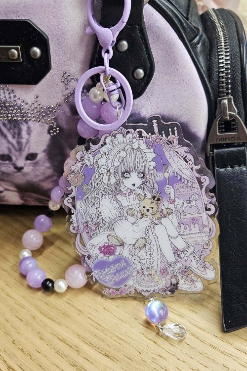 Yoh's Monochrome World x Madame Chocolat Deluxe Charm Keyring