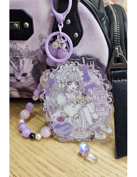 Yoh's Monochrome World x Madame Chocolat Deluxe Charm Keyring