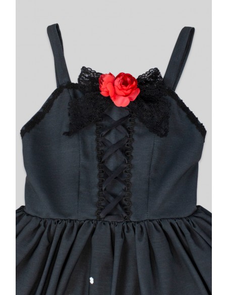 [PRE ORDER] Yoh's Monochrome World x Madame Chocolat - JSK Dress Yasasii Yume Black x Red