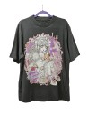 Yoh's Monochrome World x Madame Chocolat Vintage Style T-Shirt - Charcoal Grey