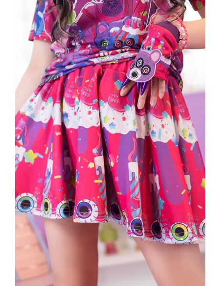 Mad B-Day Skirt in Fuchsia - ACDC RAG