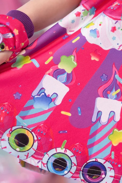 Mad B-Day Skirt in Fuchsia - ACDC RAG