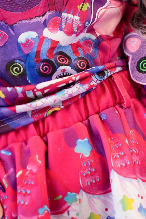 Mad B-Day Skirt in Fuchsia - ACDC RAG