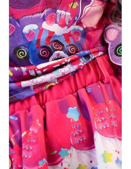 Mad B-Day Skirt in Fuchsia - ACDC RAG