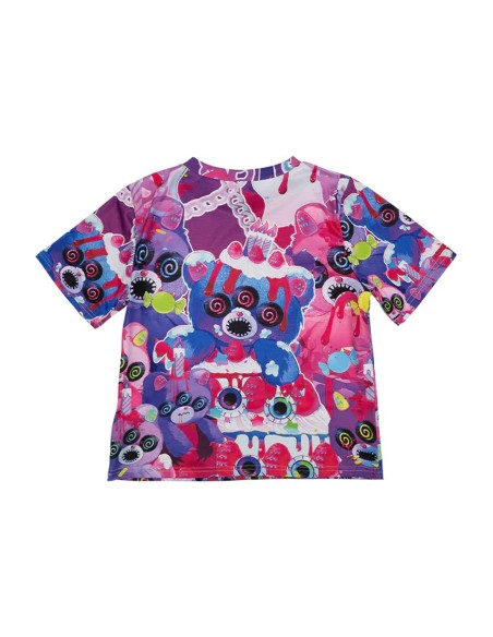 Baby Tee Mad B-day T-Shirt in Fuchsia - ACDC RAG