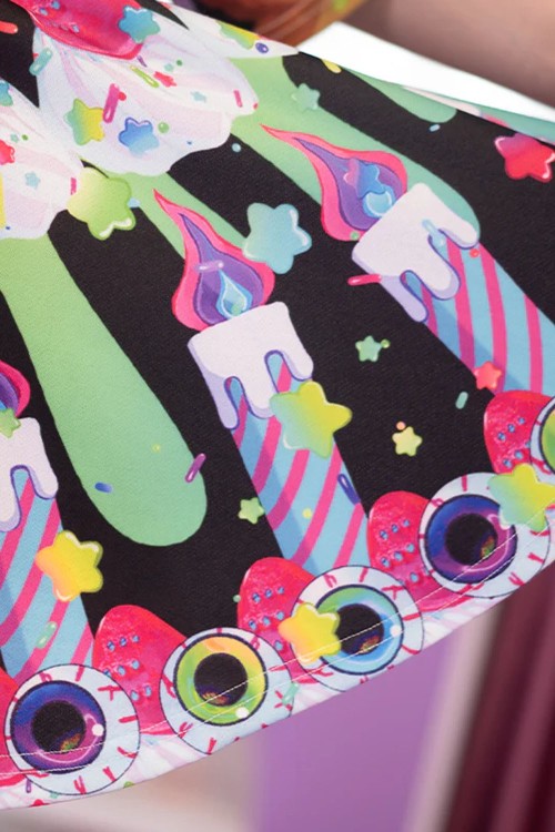 Mad B-Day Skirt in Black - ACDC RAG