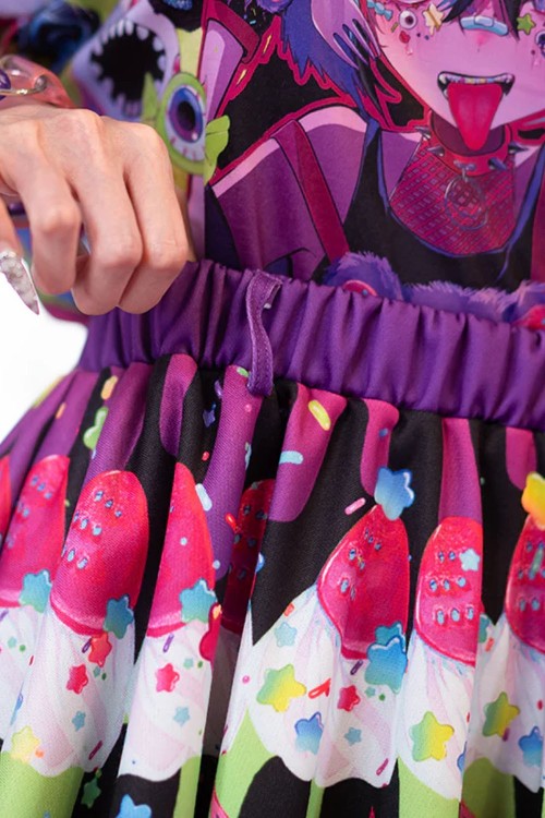 Mad B-Day Skirt in Black - ACDC RAG