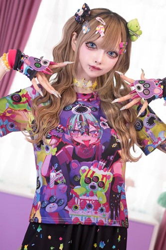 Baby Tee Mad B-day T-Shirt in Black - ACDC RAG