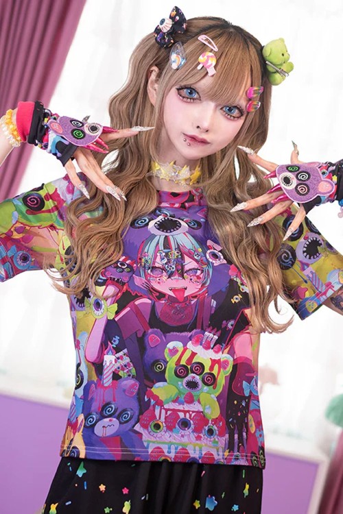 Camiseta Baby Tee Mad B-Day en Negro - ACDC RAG