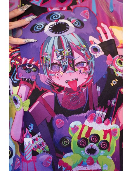 Baby Tee Mad B-day T-Shirt in Black - ACDC RAG