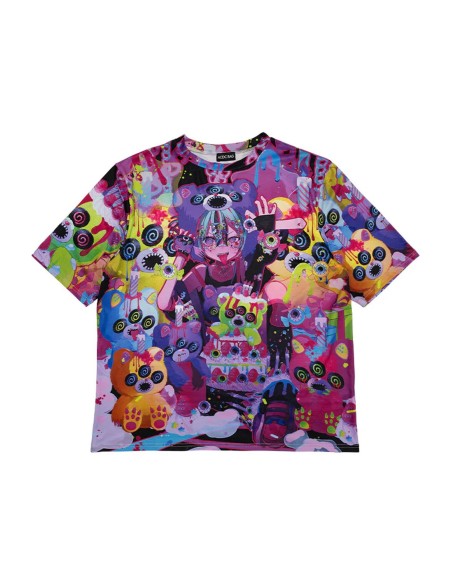 Camiseta Oversized Mad B-Day en Negro - ACDC Rag