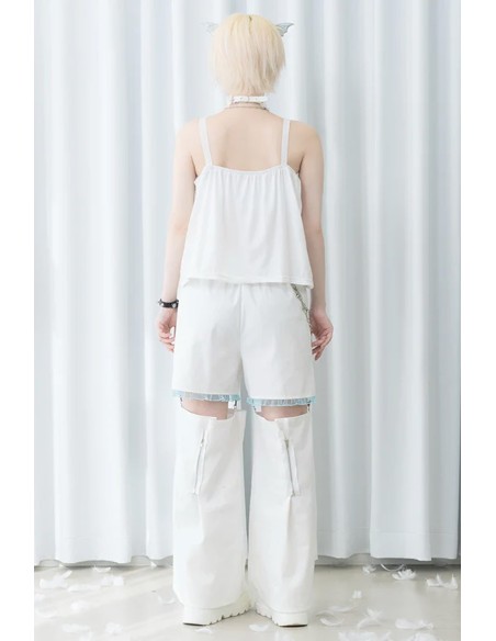 Pantalón Angel Punk en Blanco x Azul - ACDC Rag