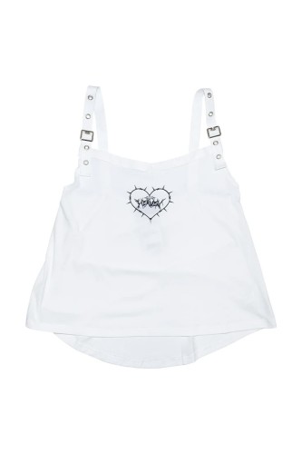 Camiseta de Tirantes Angel Punk en Blanco - ACDC RAG 2