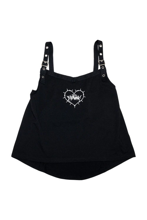 Camiseta de Tirantes Devil Punk en Negro - ACDC RAG