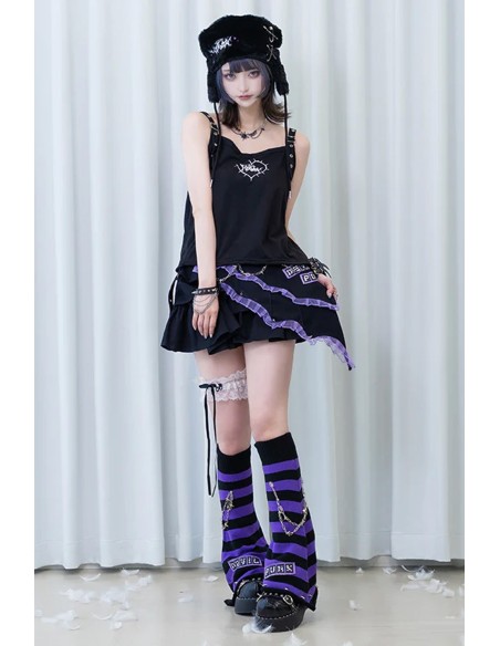 Devil Punk Tank Top in Black - ACDC RAG