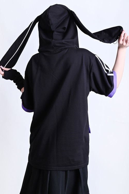 Top con Orejas Neet en Negro x Lila - Jill Punk