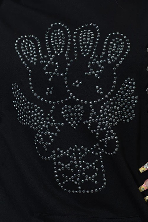 Sudadera con Capucha Oversized Nightmare en Negro - ACDC RAG