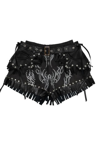 Nightmare Shorts in Black - ACDC Rag 2