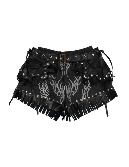 Nightmare Shorts in Black - ACDC Rag