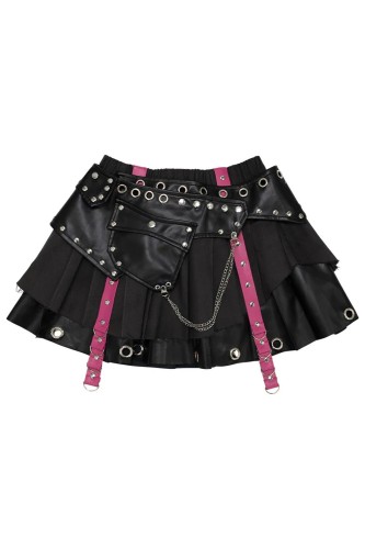 Falda Nightmare en Negro - ACDC Rag 2