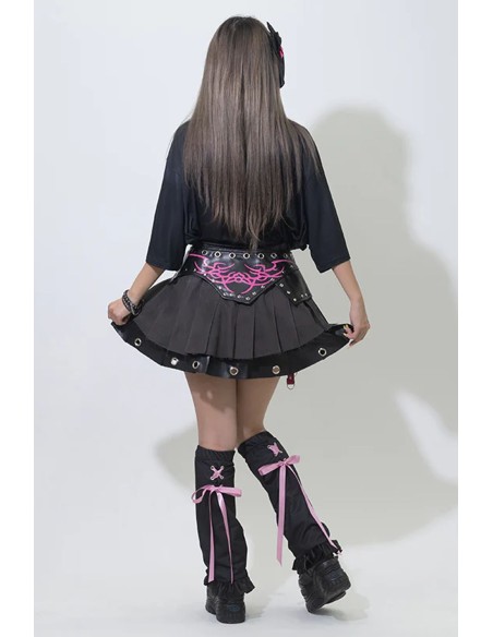 Falda Nightmare en Negro - ACDC Rag