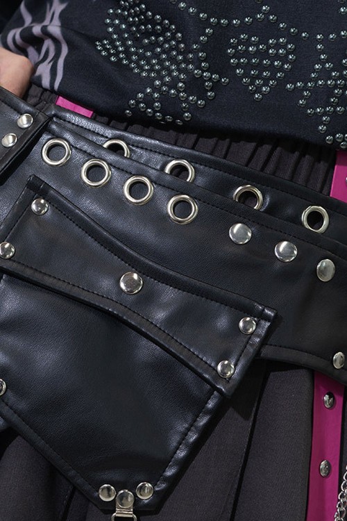 Nightmare Skirt in Black - ACDC Rag