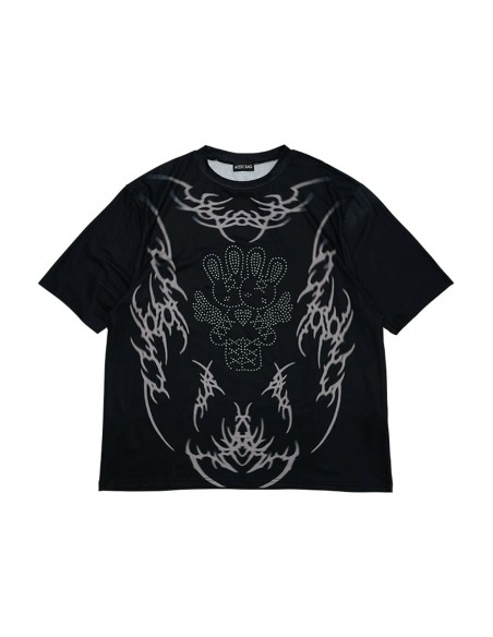 Oversized Nightmare T-shirt in Black - ACDC Rag