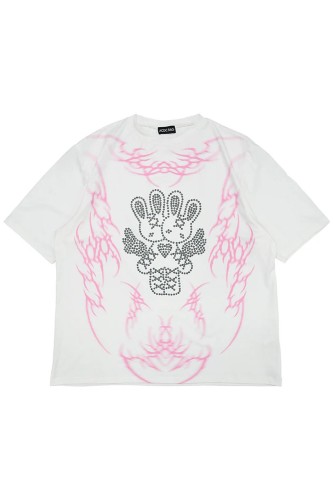 Camiseta Oversized Nightmare en Blanco - ACDC Rag 2