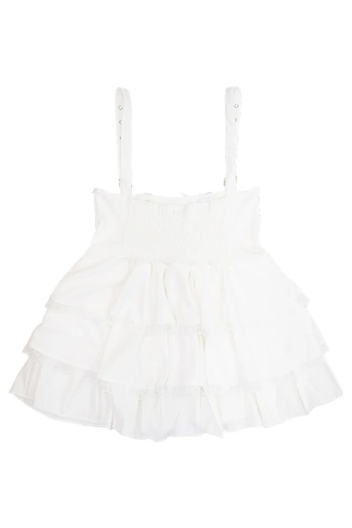 Healing Heart JSK Skirt in White (Plus Size) - ACDC RAG