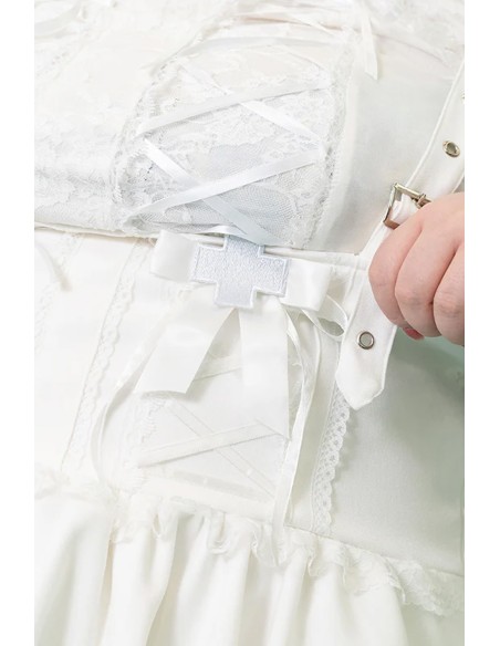 Falda JSK Healing Heart en Blanco (Plus Size) - ACDC RAG