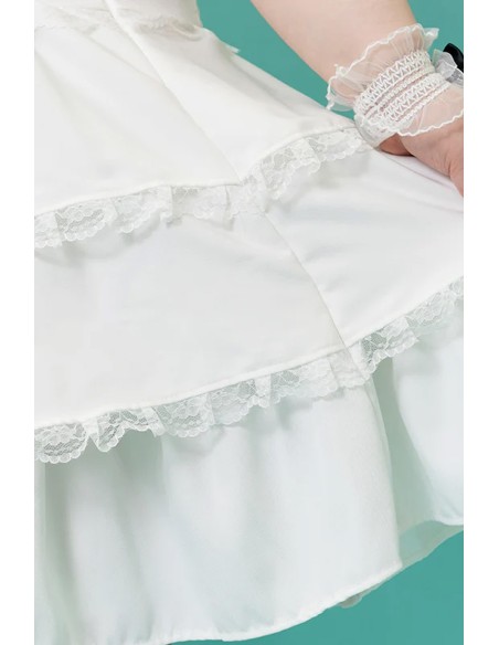 Healing Heart JSK Skirt in White (Plus Size) - ACDC RAG