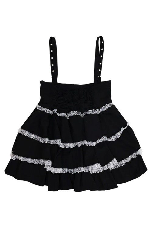 Falda JSK en Negro x Blanco (Plus Size) - ACDC RAG