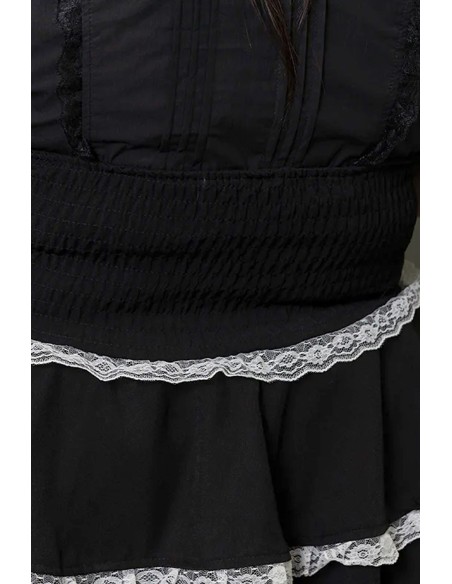 Falda JSK en Negro x Blanco (Plus Size) - ACDC RAG