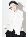 2 Way Gothic Lolita Blouse in White - ACDC Rag